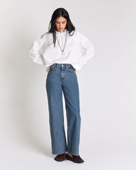 Jean Mateo bleu vintage