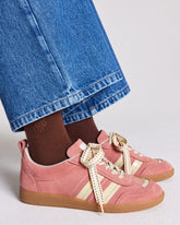 Baskets Quinn rose et jaune beurre
