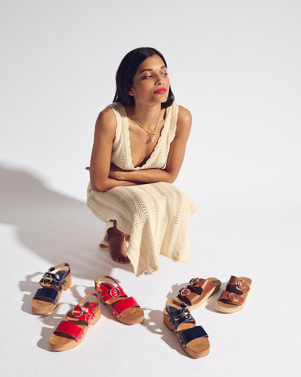 Sandales Lysia rouge