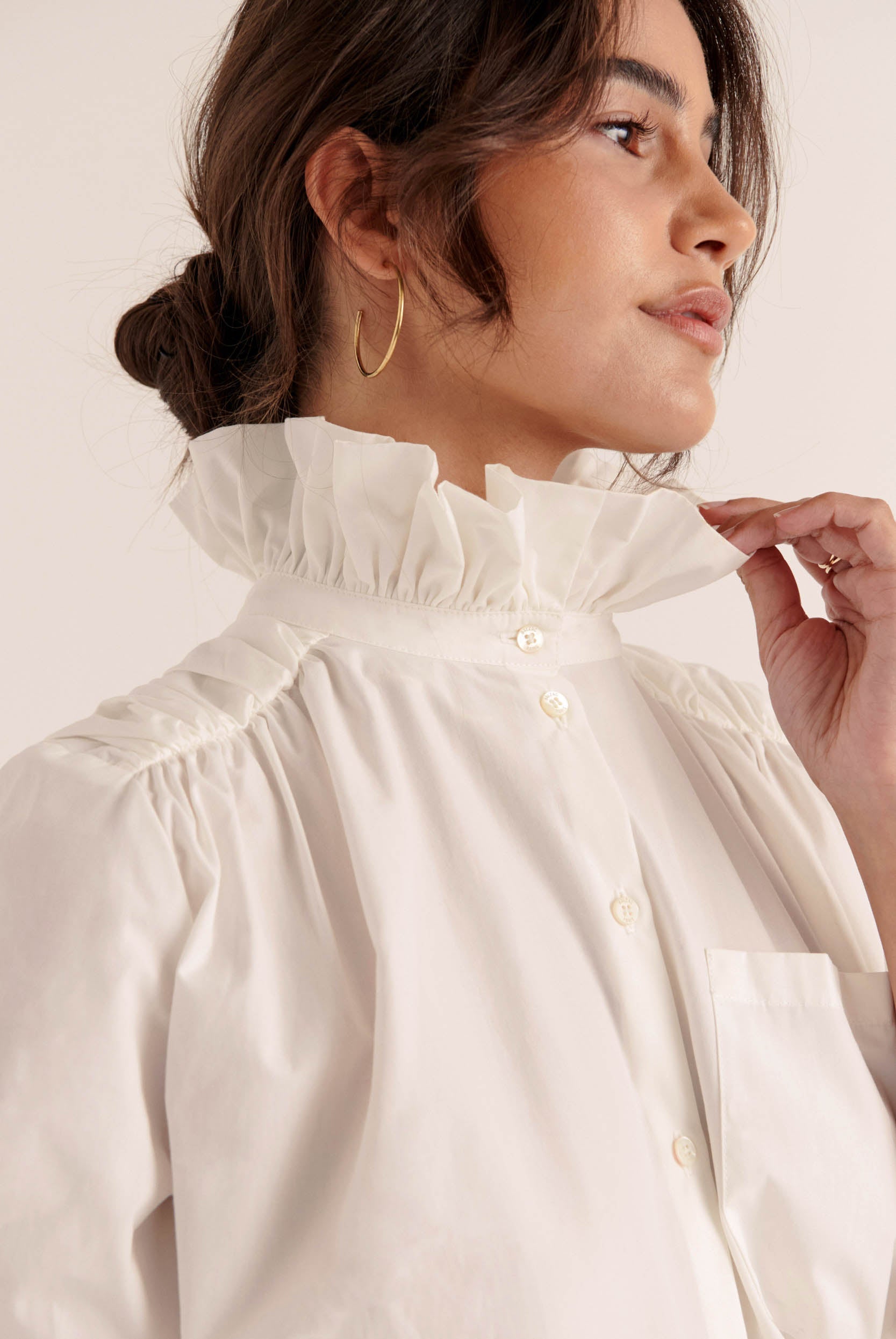 Chemise Leonor blanc naturel