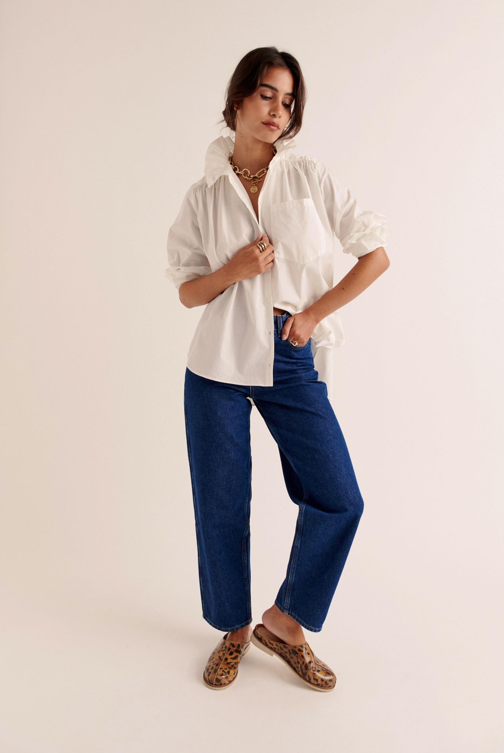 Chemise Leonor blanc naturel