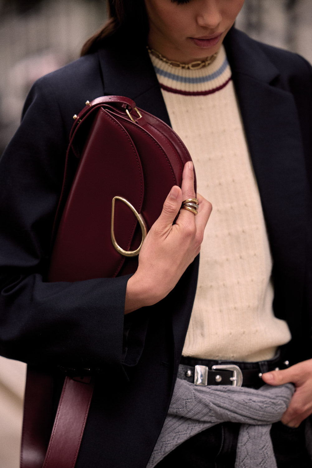 Sac Maé bordeaux