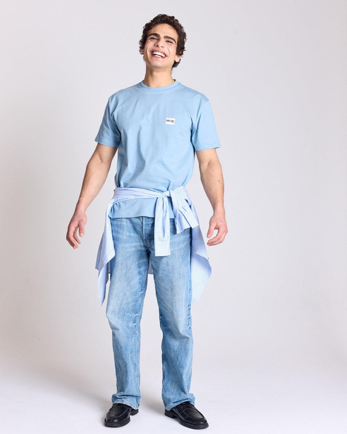 Tee shirt Martel bleu ciel