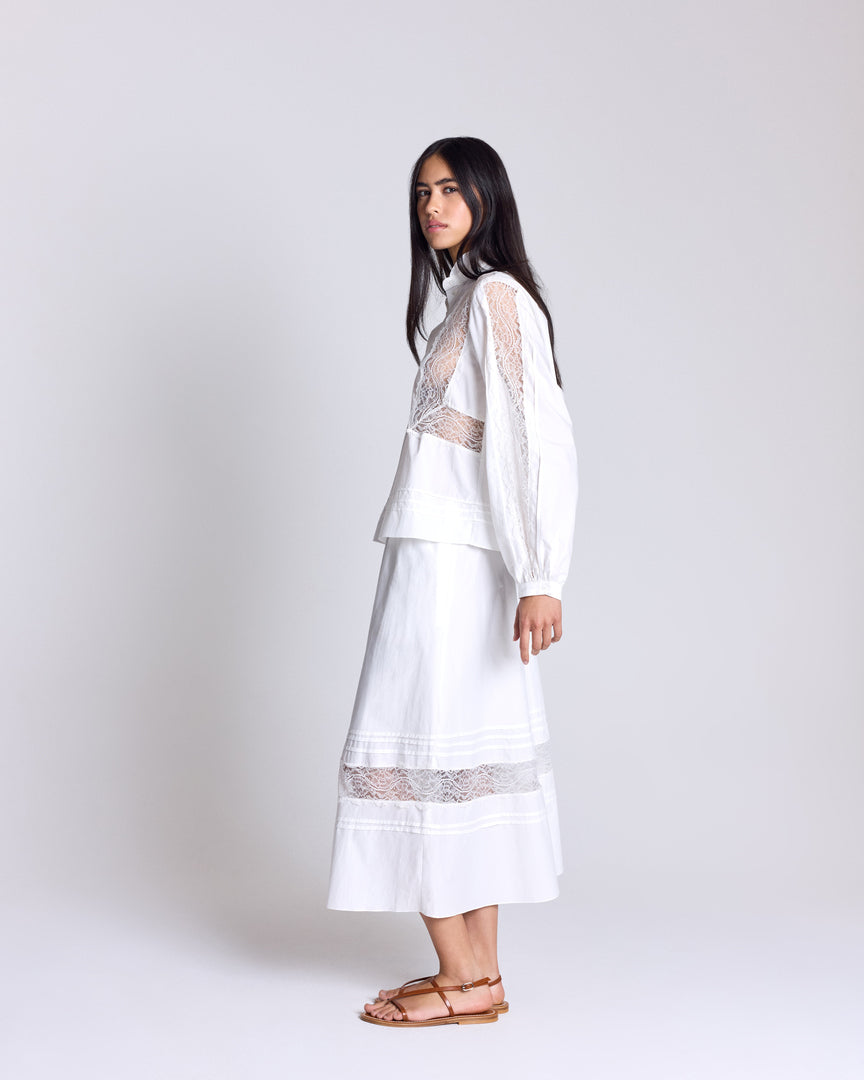 Blouse Juliane blanc naturel