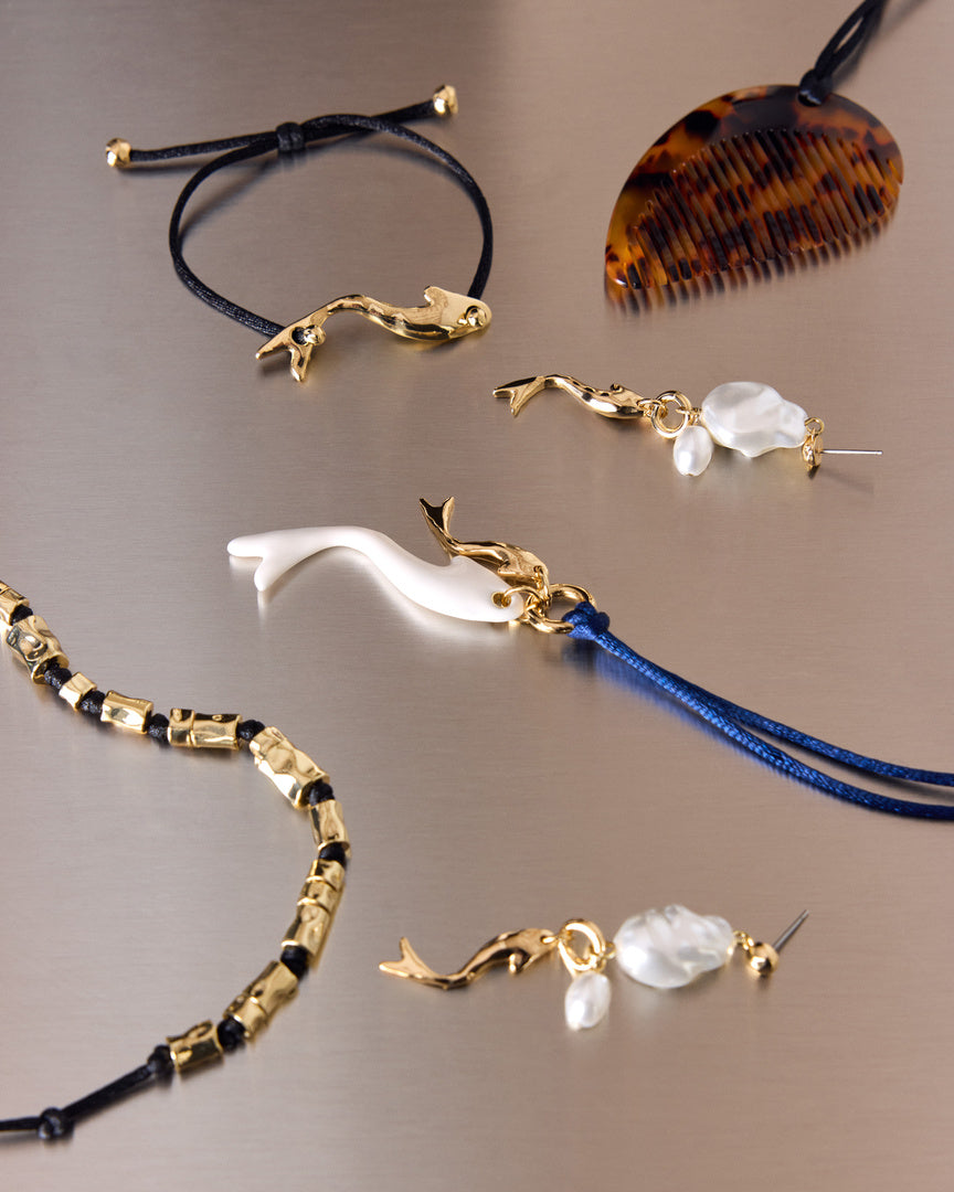 Collier Hippolyte poisson doré