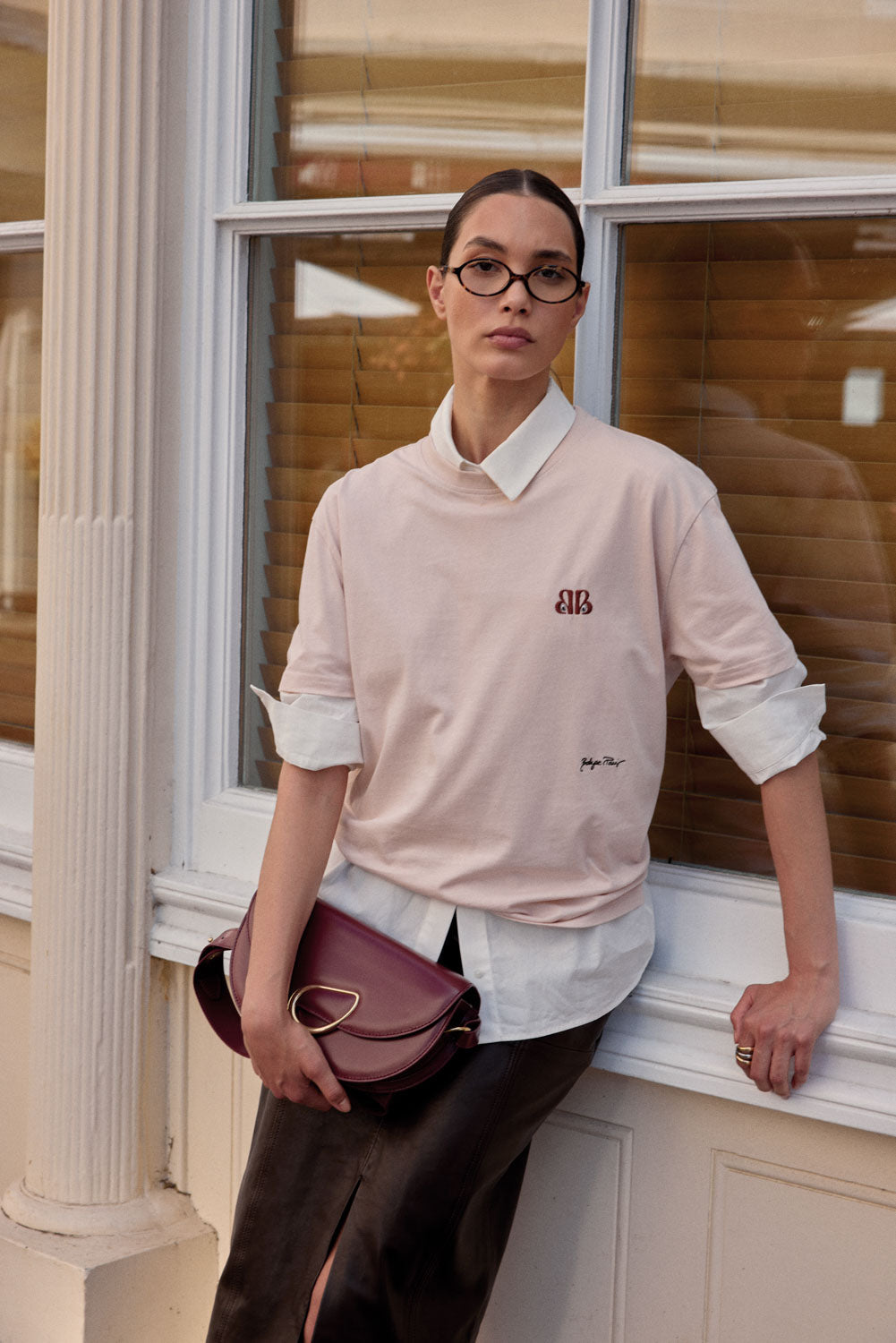 Tee-shirt Baptiste rose BP Eyes