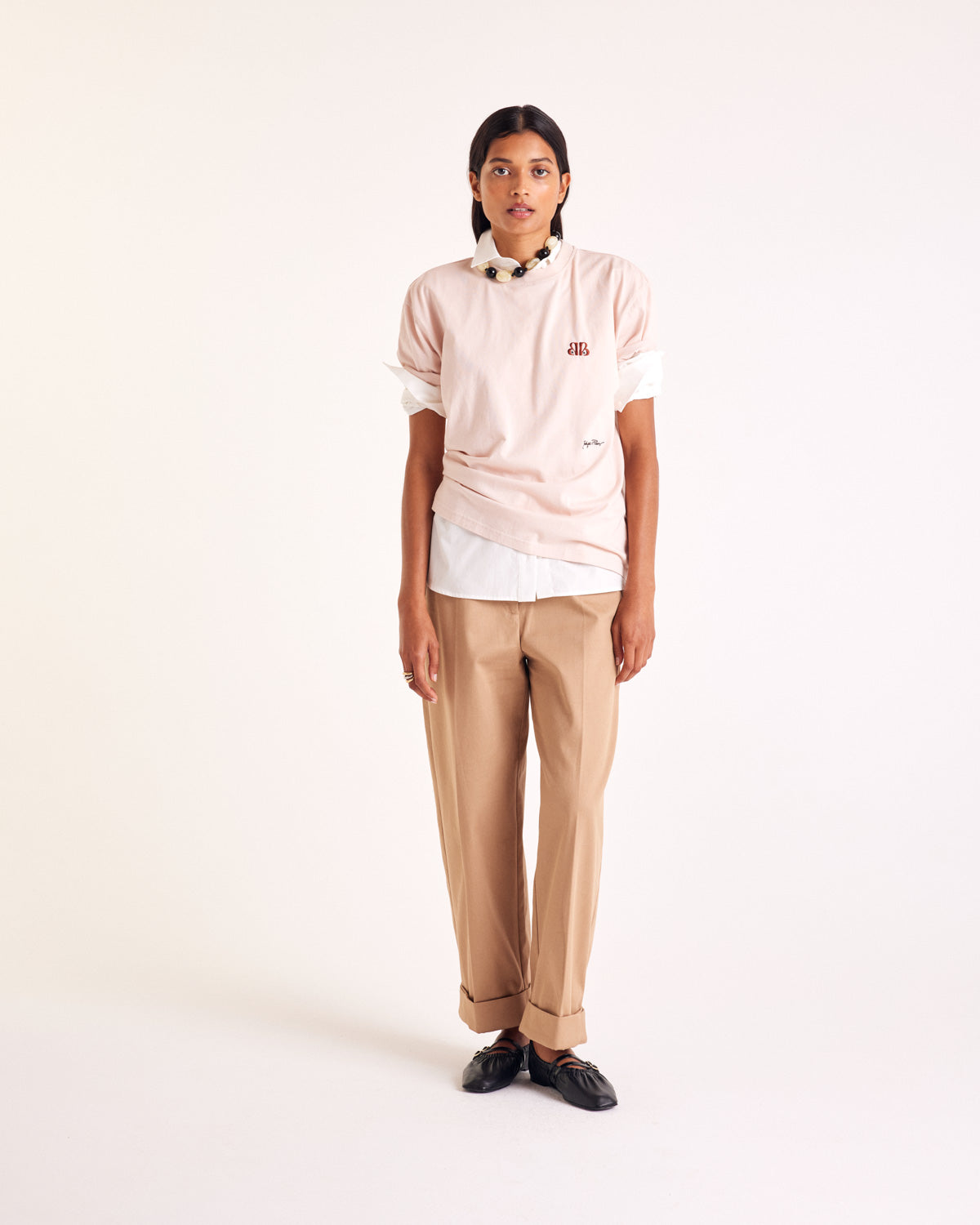 Tee-shirt Baptiste rose BP Eyes