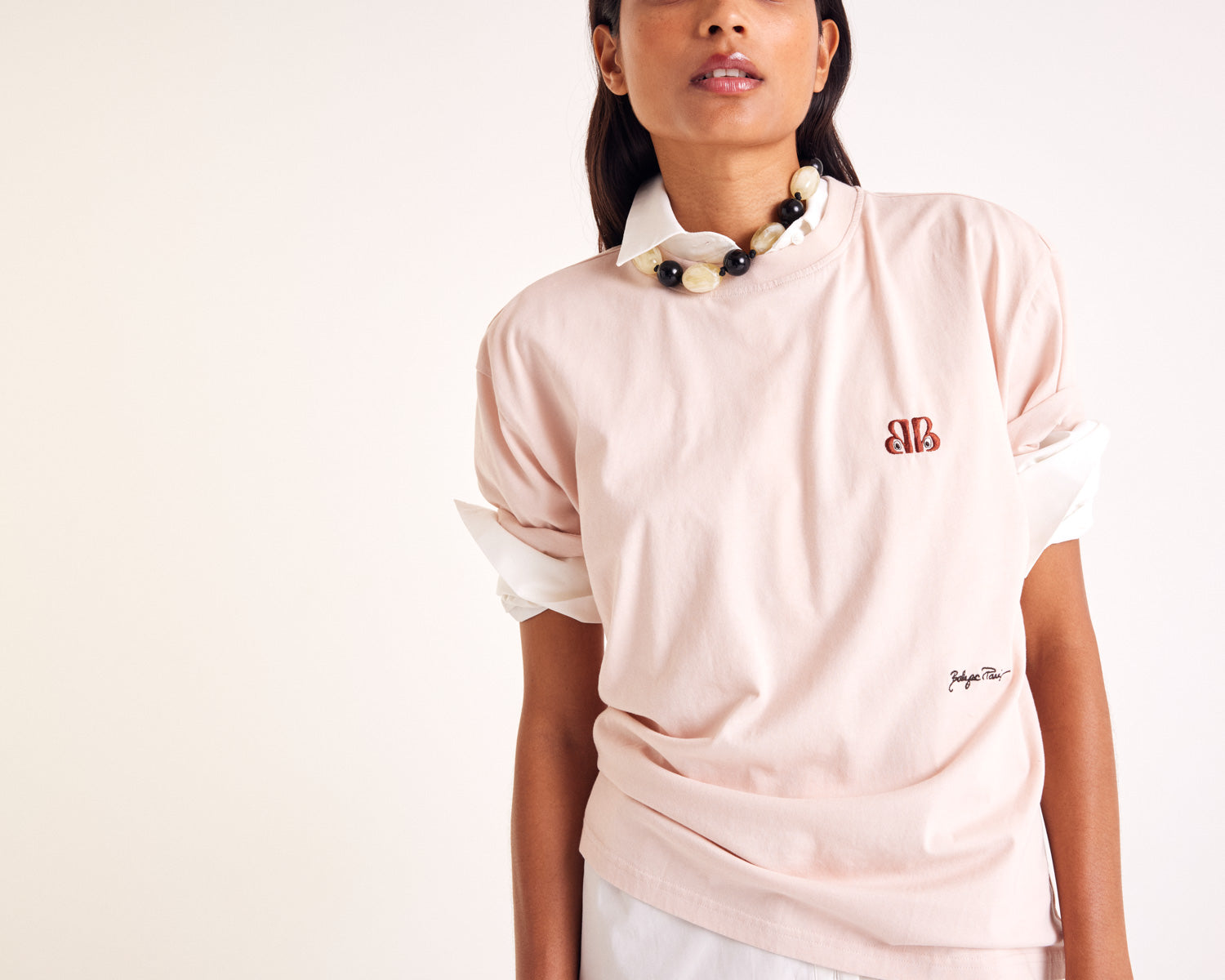 Tee-shirt Baptiste rose BP Eyes
