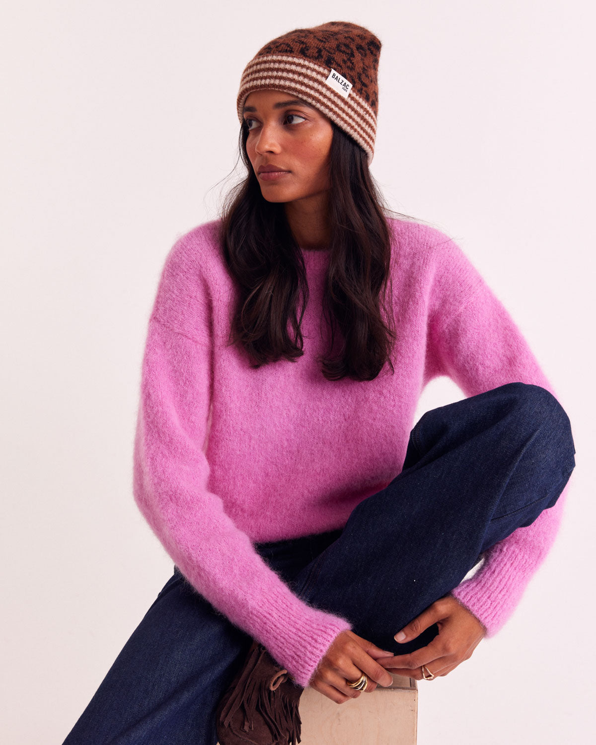 Pull Doudou rose