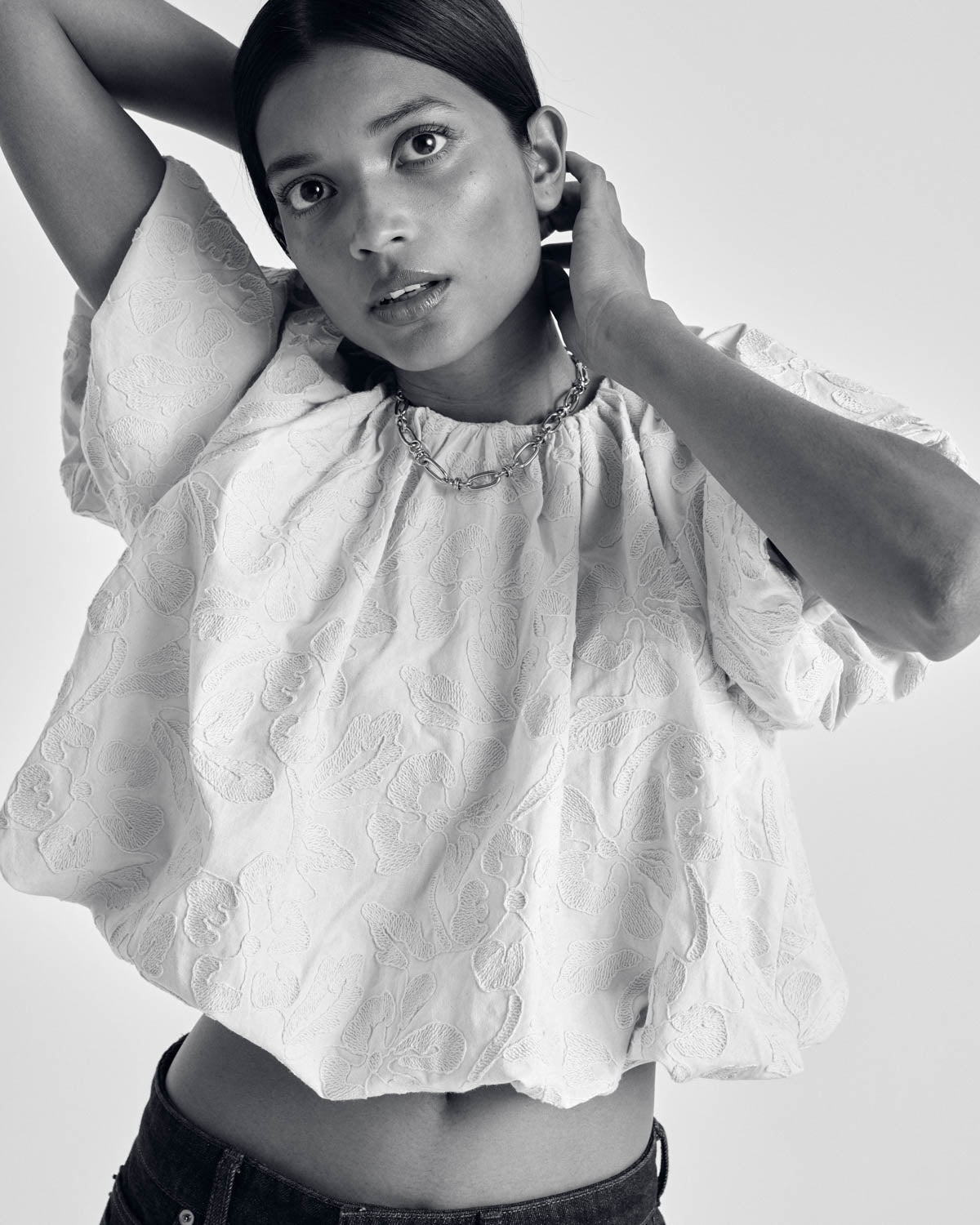 Blouse Isaure broderie écru