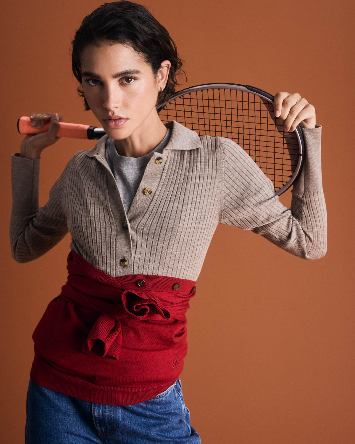 Cardigan Ombeline beige