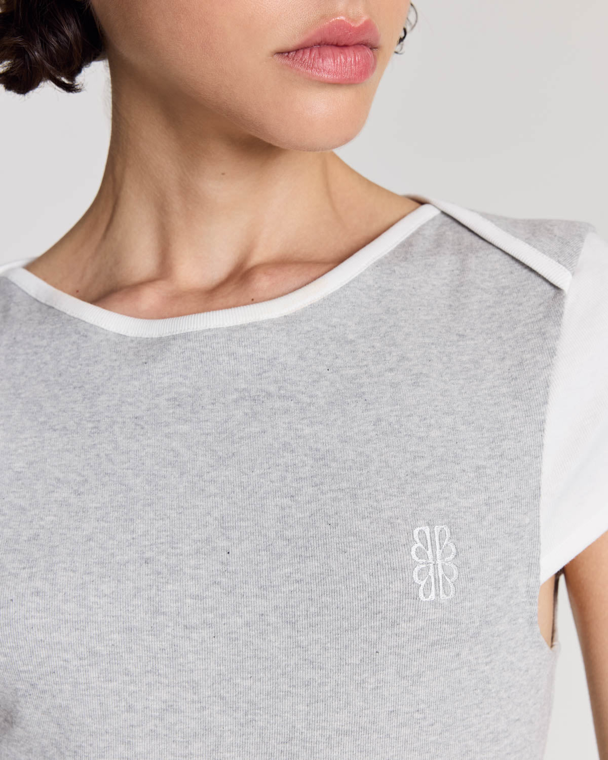 Tee shirt Elma gris chiné