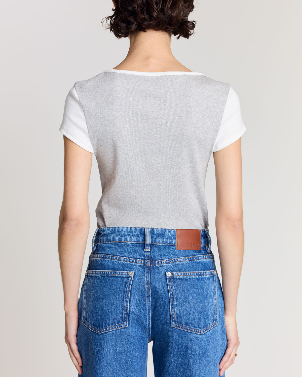 Tee shirt Elma gris chiné
