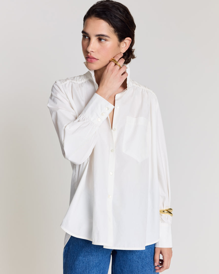 Chemise Leonor blanc naturel