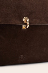 Sac Gala croûte de cuir moka