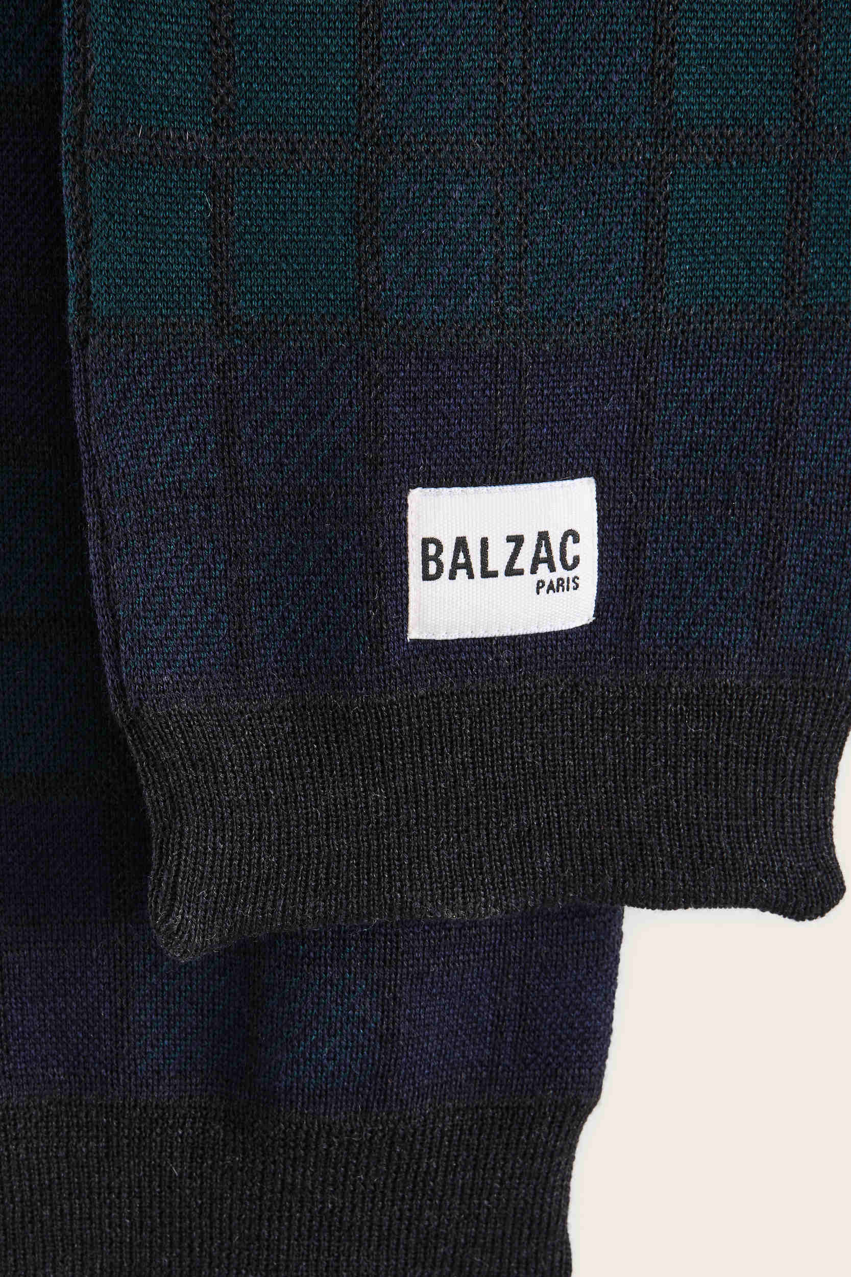 Cagoule Gigi tartan bleu et vert