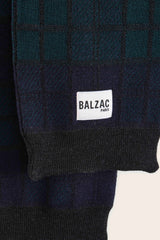Cagoule Gigi tartan bleu et vert
