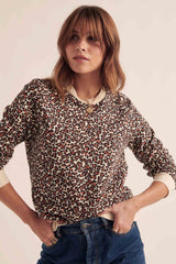 Sweat-shirt Ignace léopard
