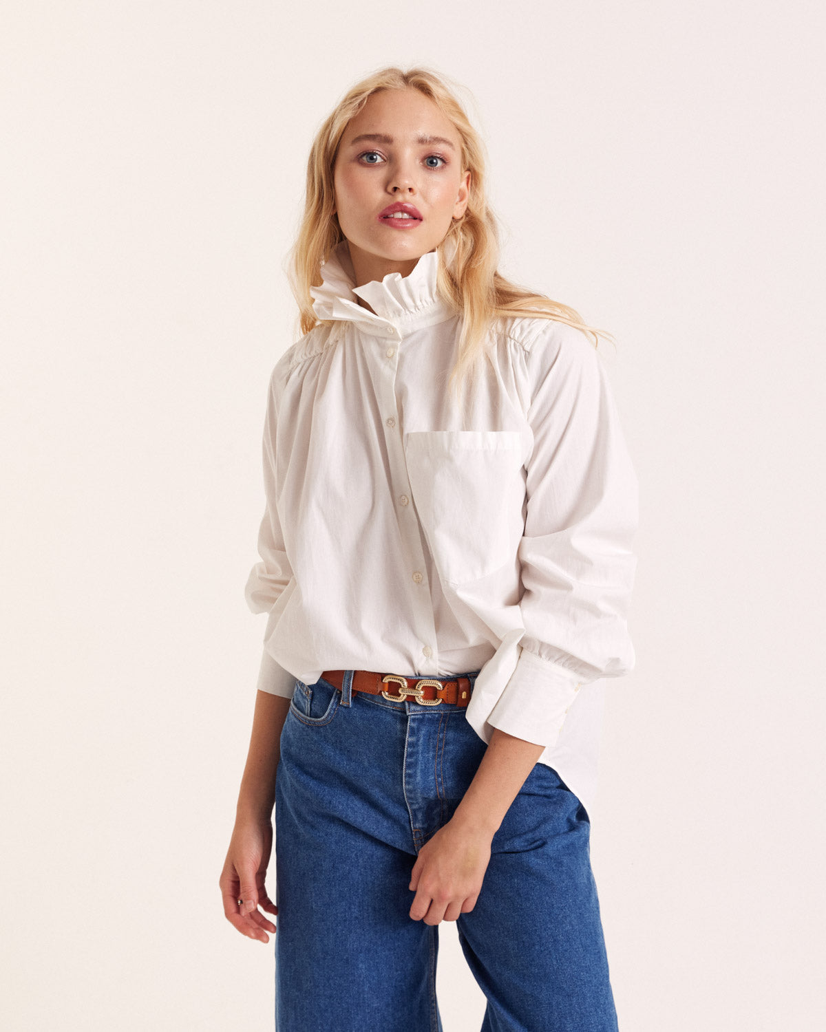 Chemise Leonor blanc naturel