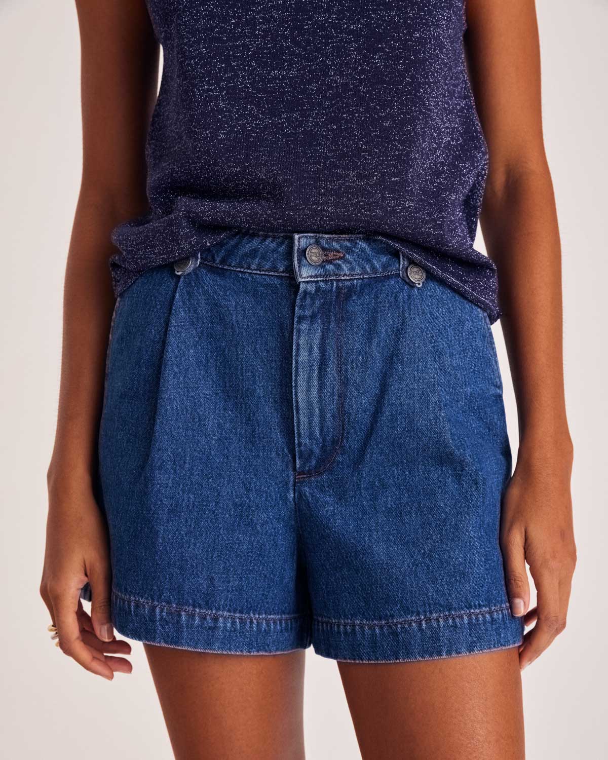 Short Simon bleu outremer