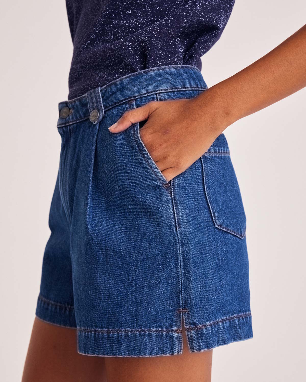 Short Simon bleu outremer