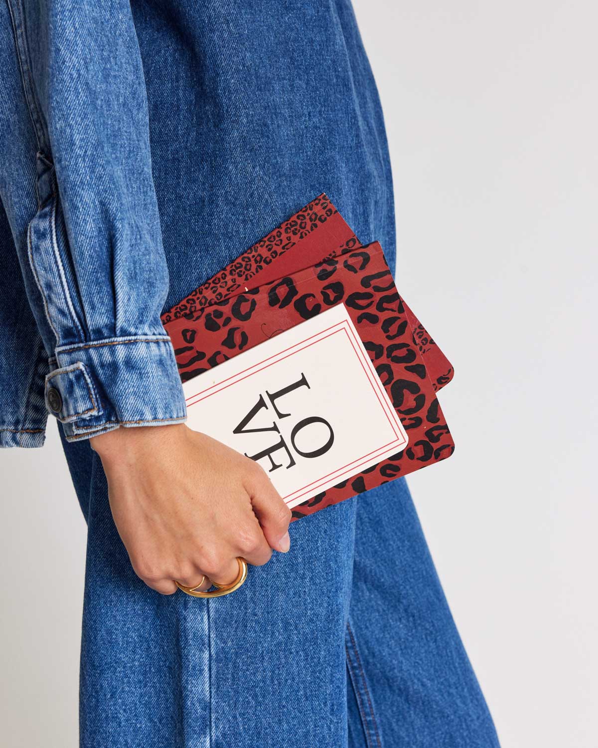 Carnet A6 ecru Love