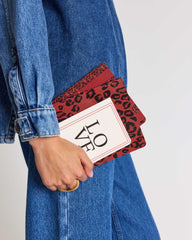 Carnet A5 léopard rouge All you need is