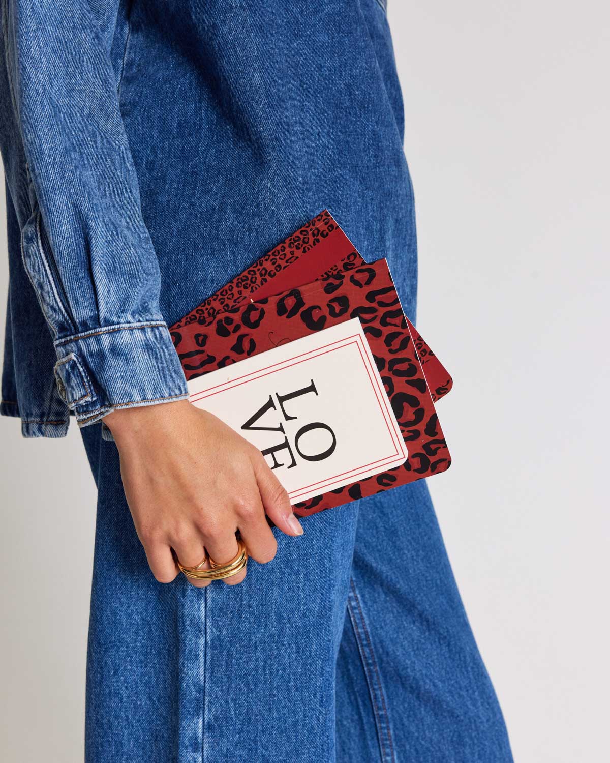 Carnet A6 ecru Love