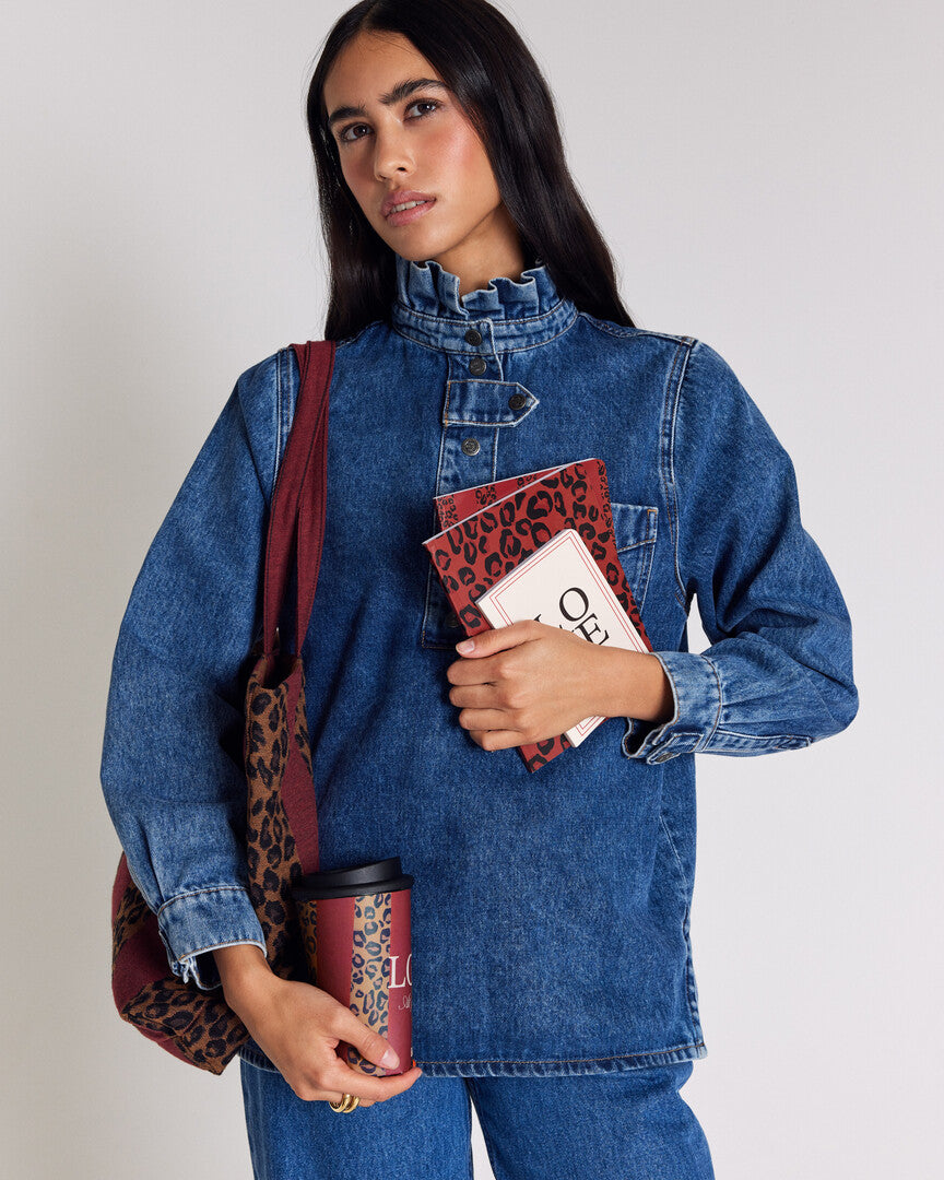 Carnet A5 léopard rouge All you need is