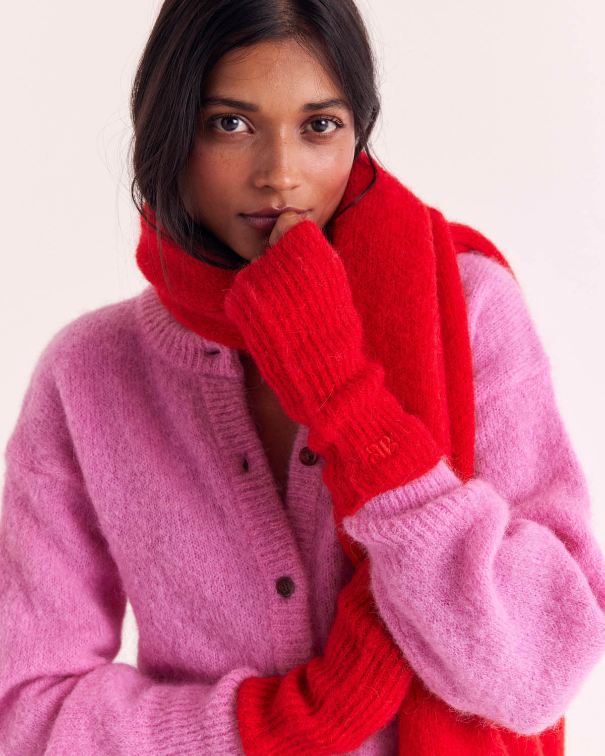 Cardigan Douceur rose