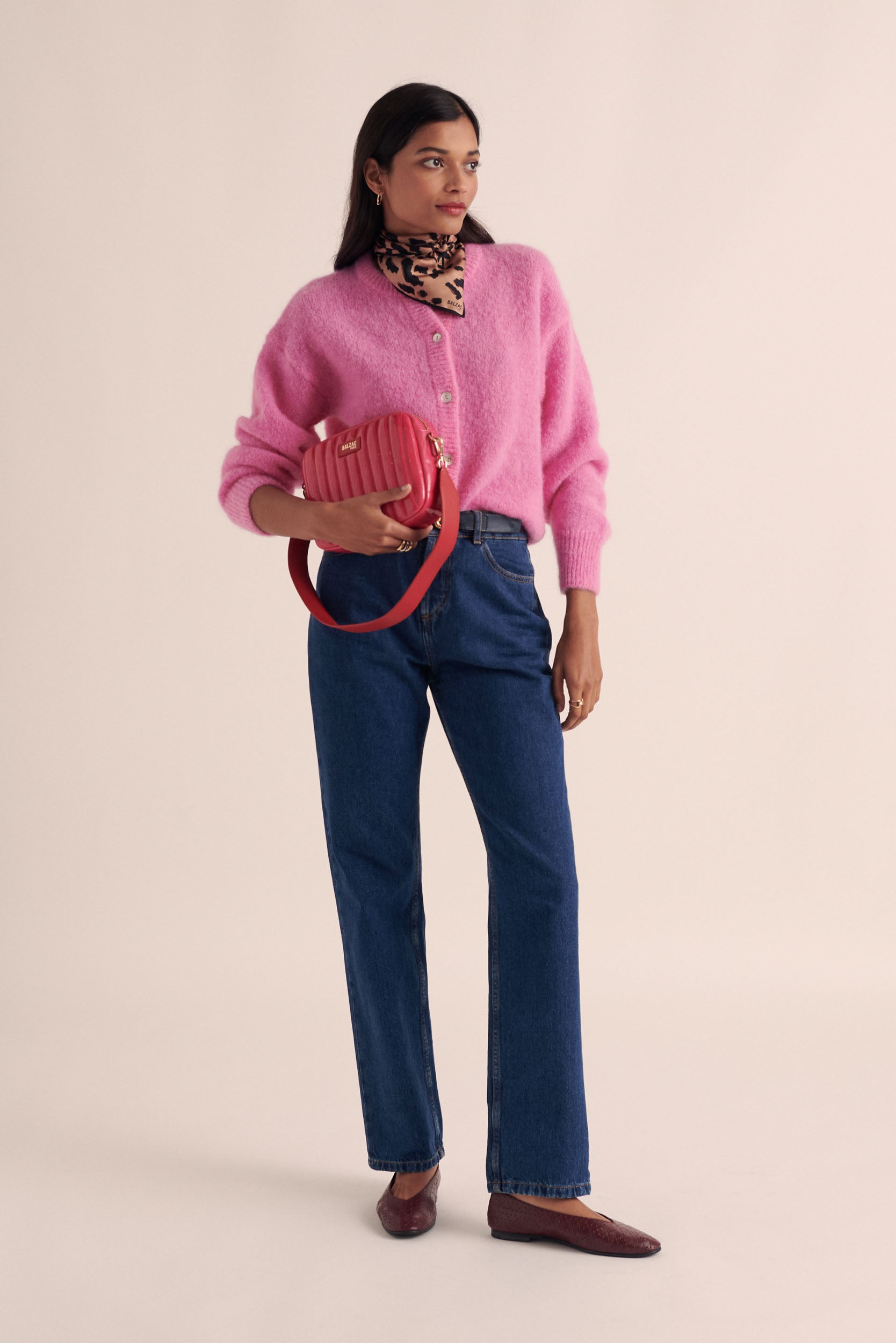 Cardigan Douceur rose