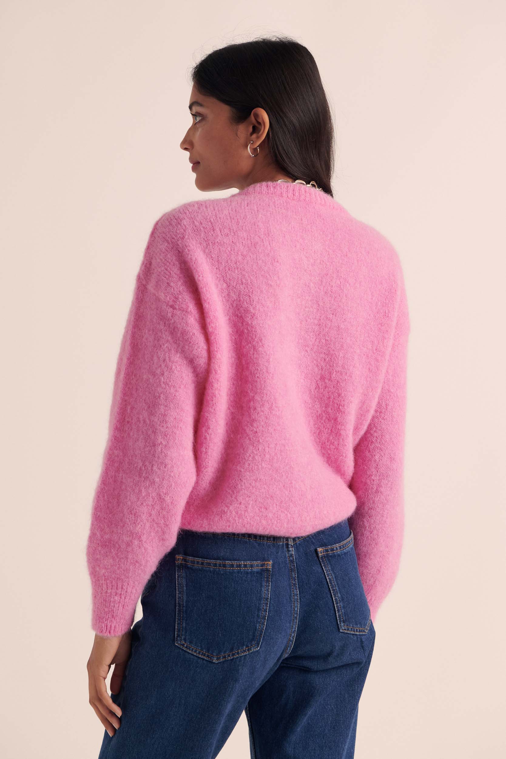 Cardigan Douceur rose
