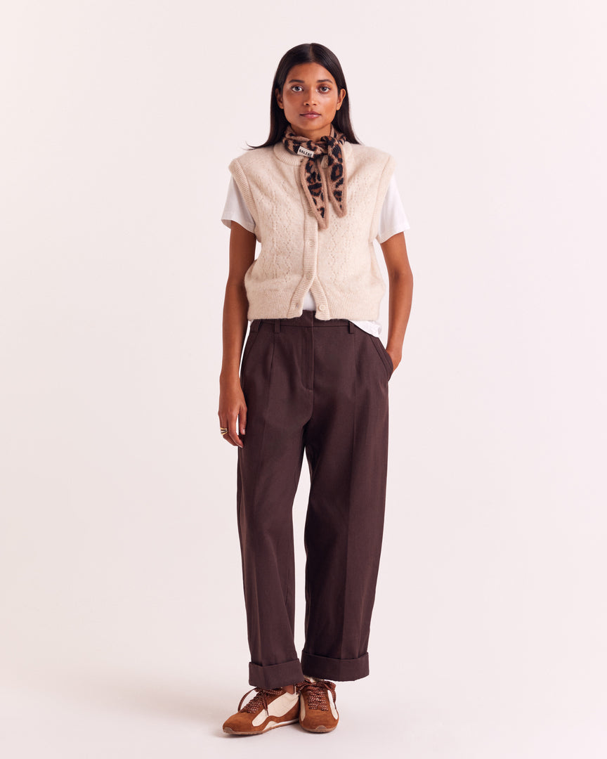 Pantalon Tristan chocolat