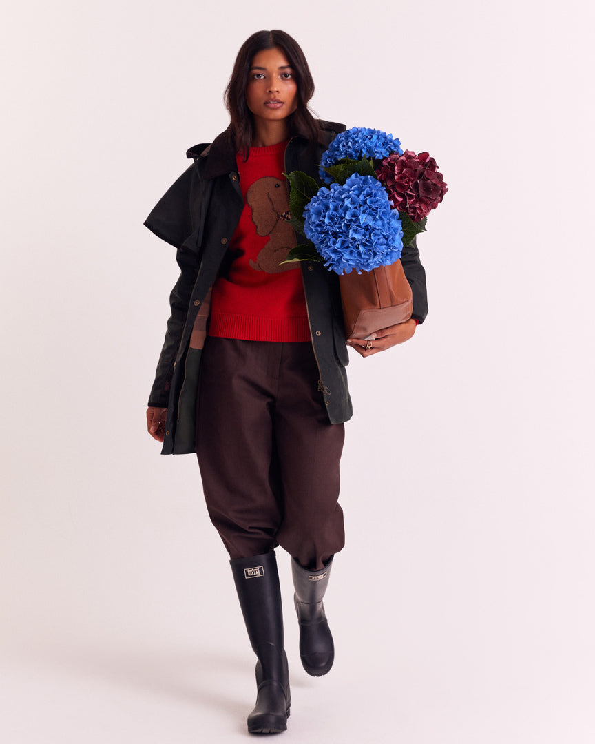 Pull Doug rouge Barbour x BP