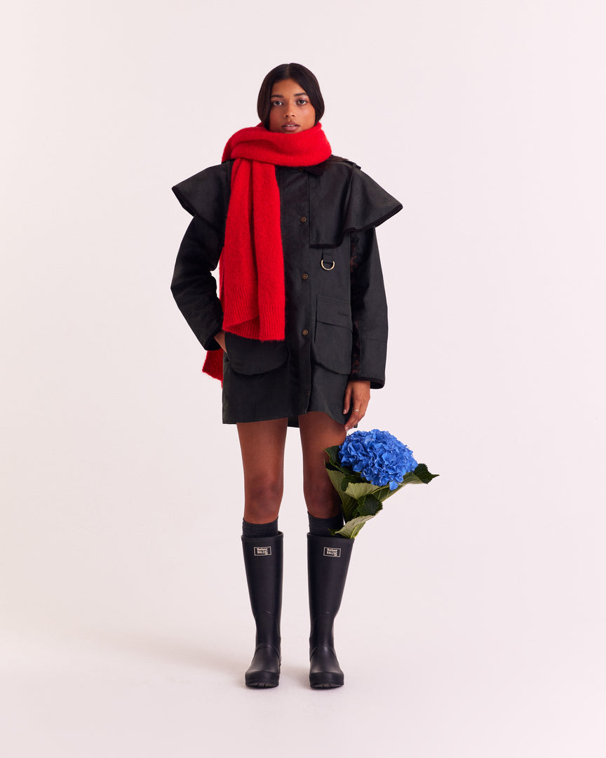 Bottes Emilia noir Barbour x Balzac Paris