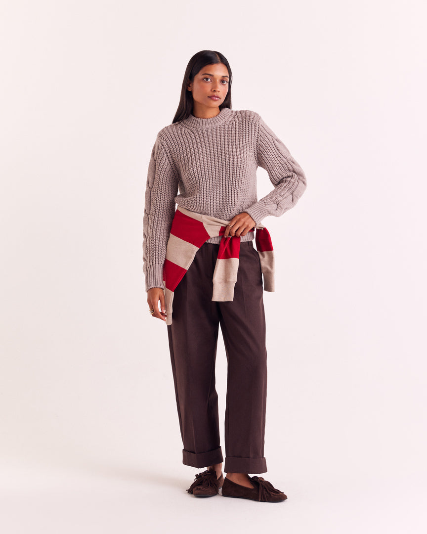 Pantalon Tristan chocolat