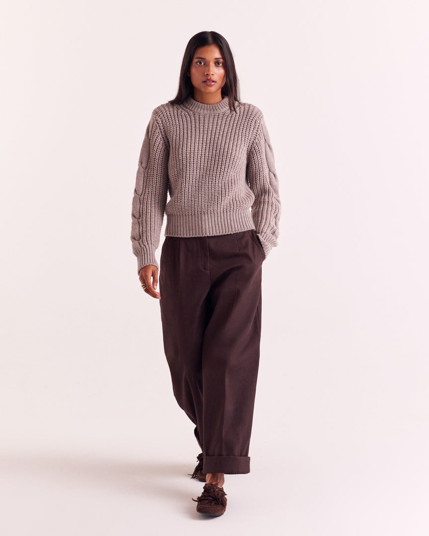 Pantalon Tristan chocolat