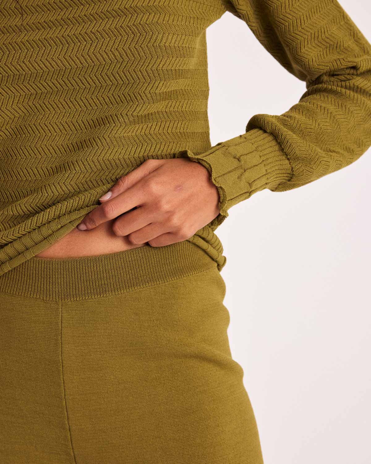 Pantalon Léon vert