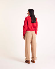 Cardigan Balthazar rouge