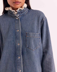 Chemise Salomé bleu vintage