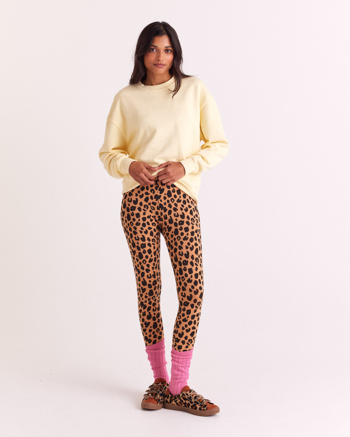 Sweat-shirt Virgile jaune beurre