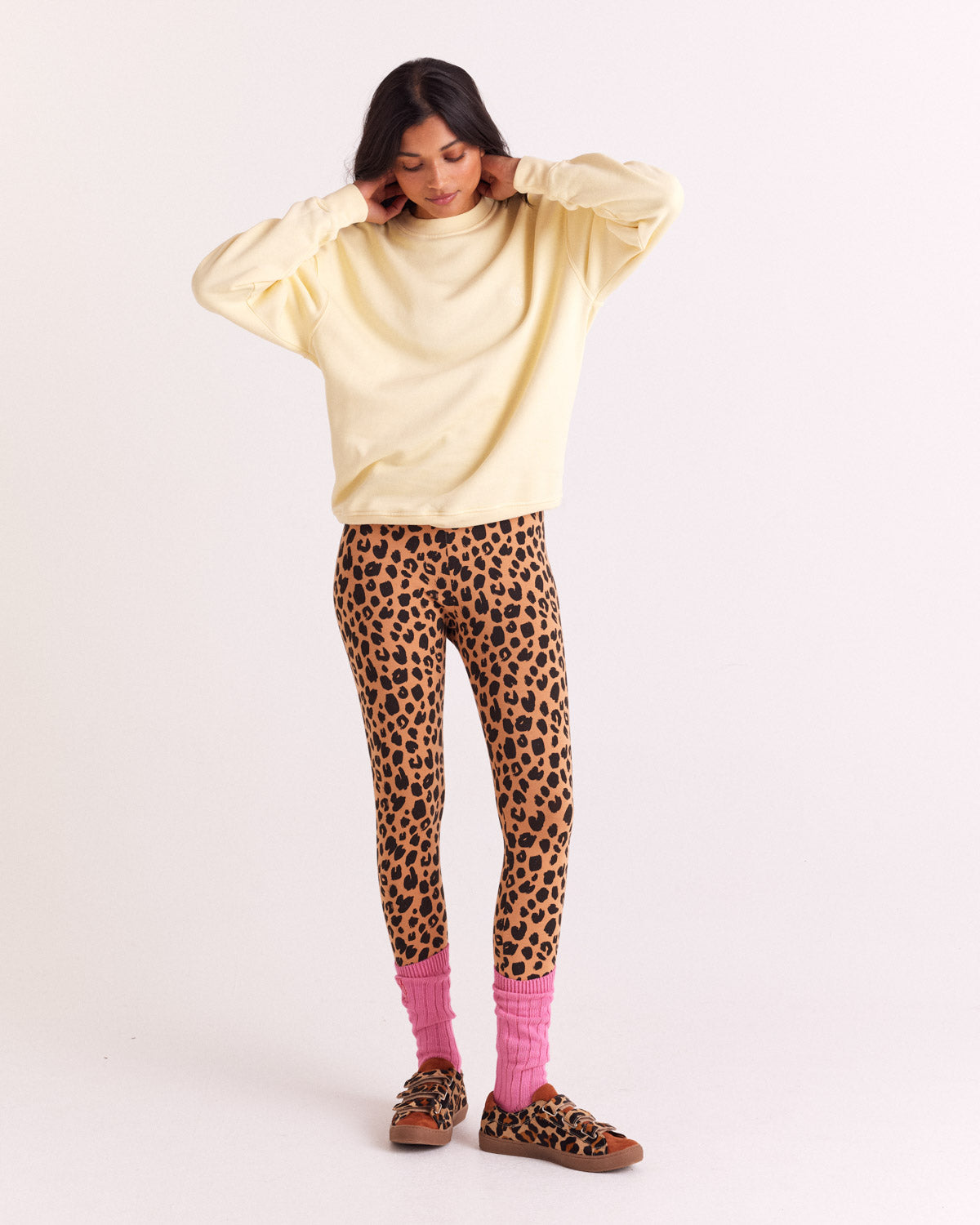 Sweat-shirt Virgile jaune beurre