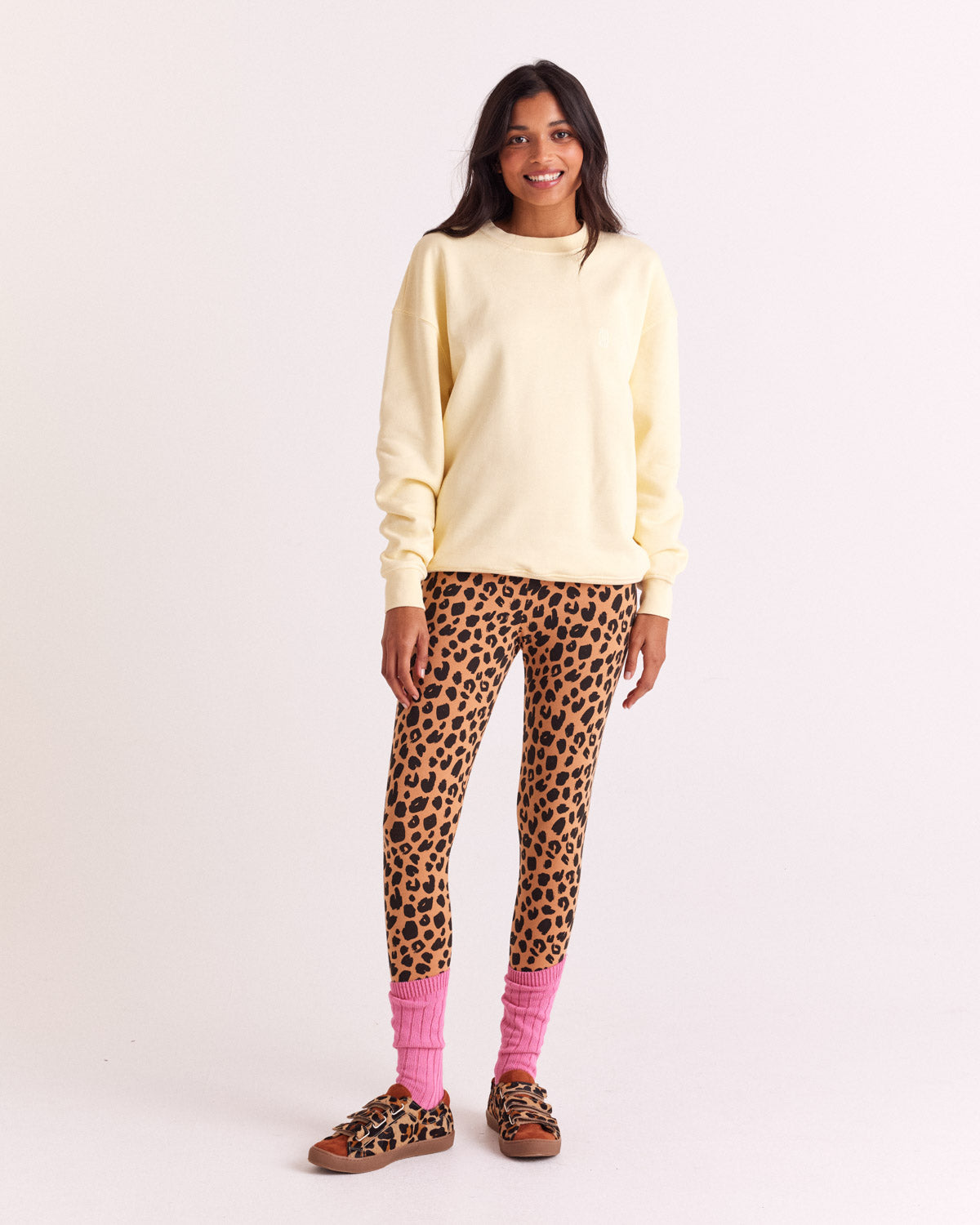 Sweat-shirt Virgile jaune beurre