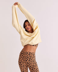 Sweat-shirt Virgile jaune beurre