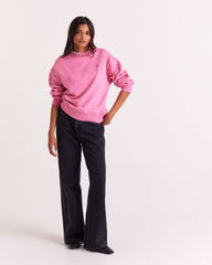 Sweat-shirt Virgile rose vif