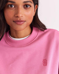 Sweat-shirt Virgile rose vif