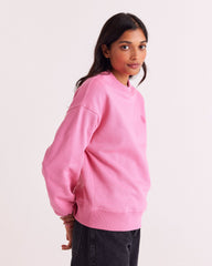 Sweat-shirt Virgile rose vif