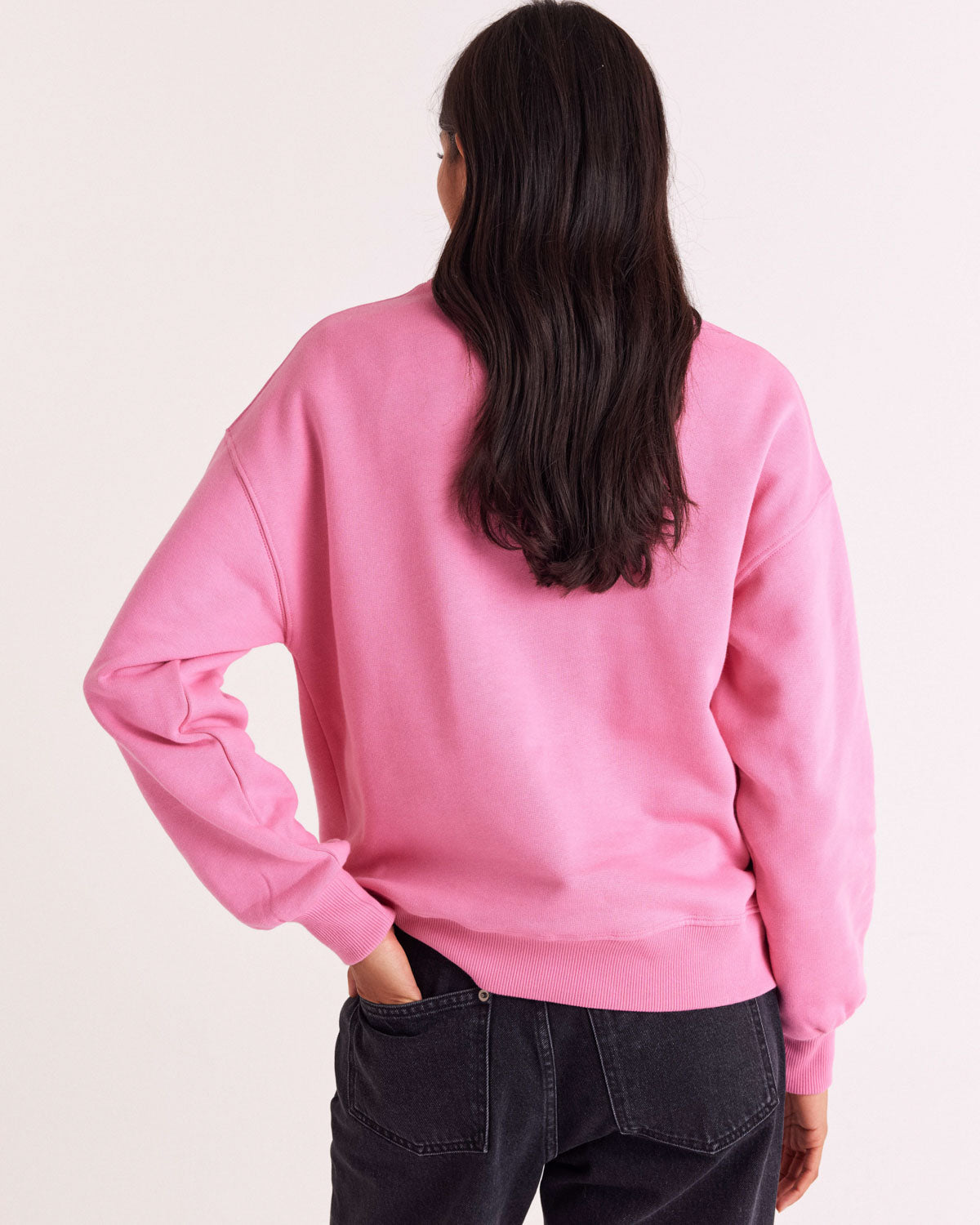 Sweat-shirt Virgile rose vif