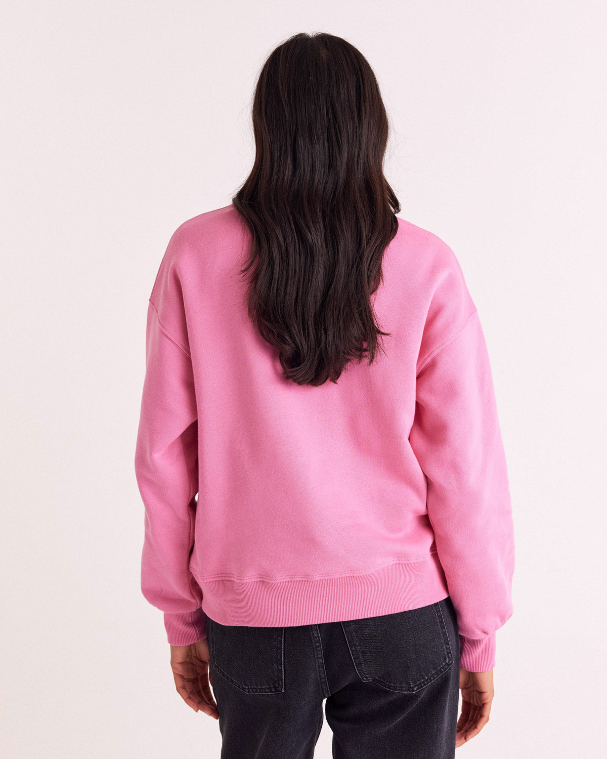 Sweat-shirt Virgile rose vif