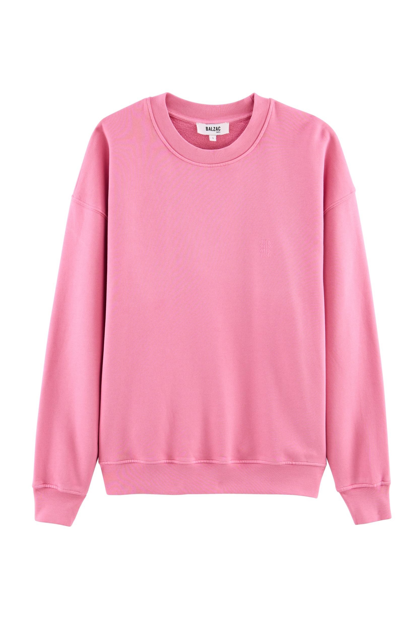 Sweat-shirt Virgile rose vif